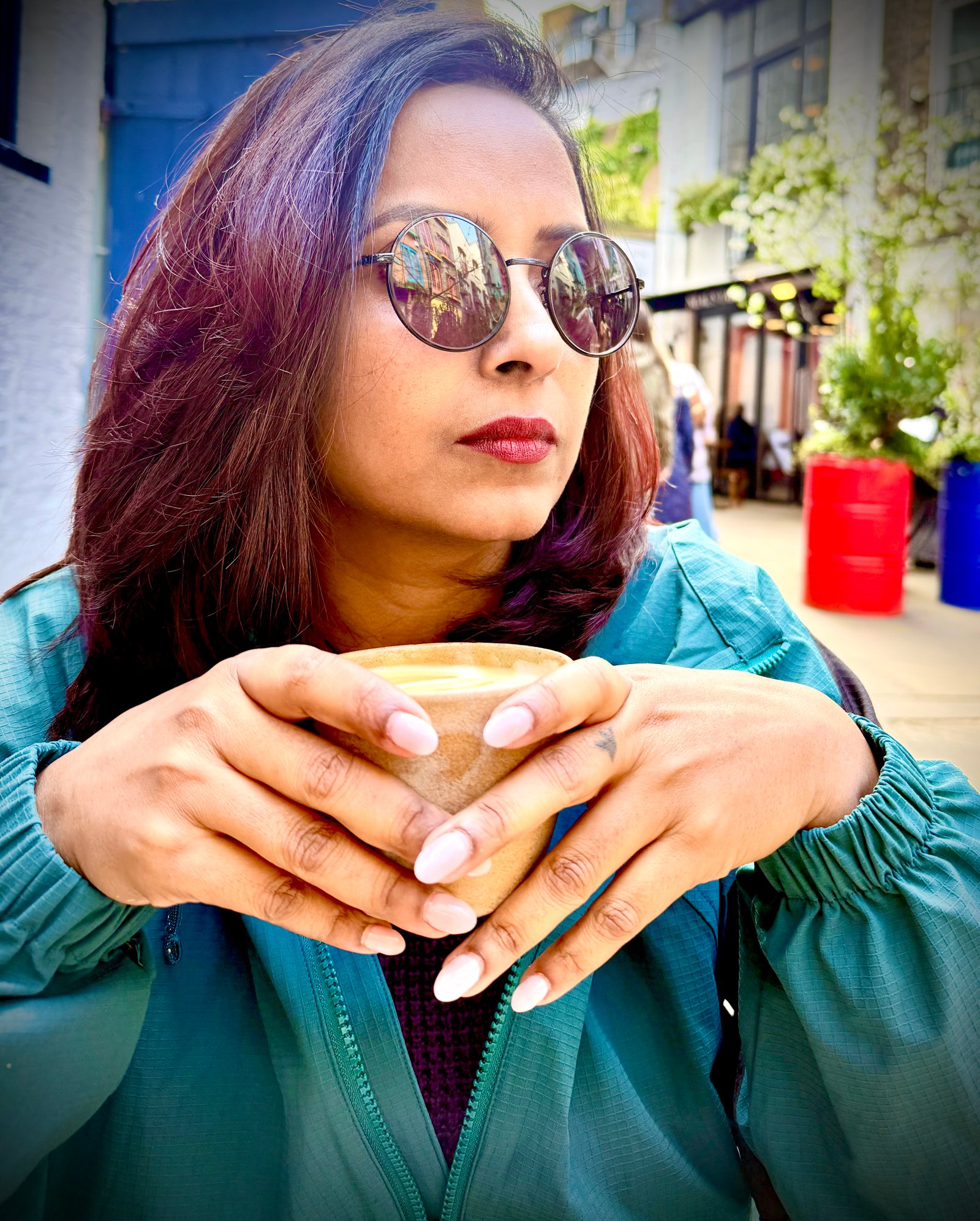 Anshu in a thoughtful moment